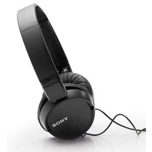 Sony - ZX Series Wired On-Ear Headphones - Black